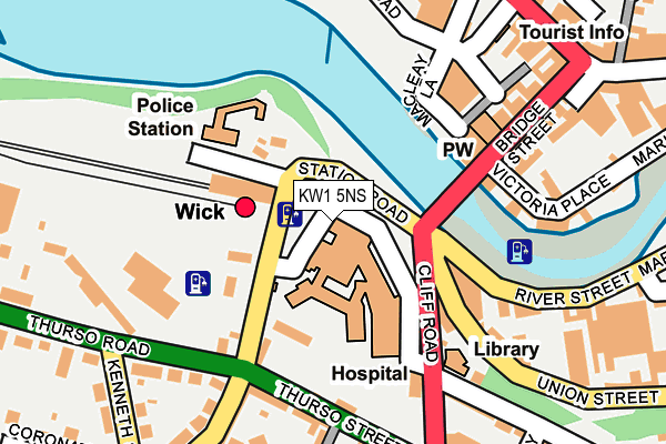 KW1 5NS map - OS OpenMap – Local (Ordnance Survey)