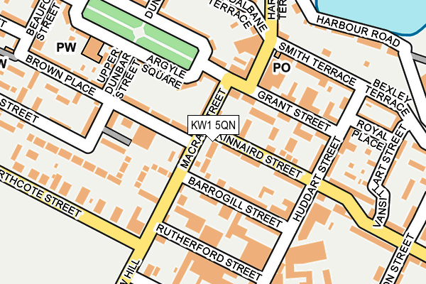 KW1 5QN map - OS OpenMap – Local (Ordnance Survey)