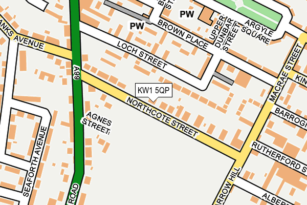 KW1 5QP map - OS OpenMap – Local (Ordnance Survey)