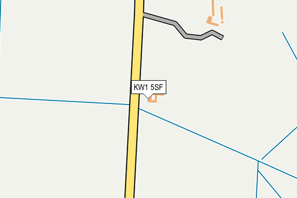 KW1 5SF map - OS OpenMap – Local (Ordnance Survey)
