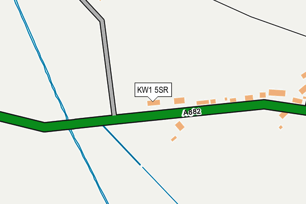 KW1 5SR map - OS OpenMap – Local (Ordnance Survey)