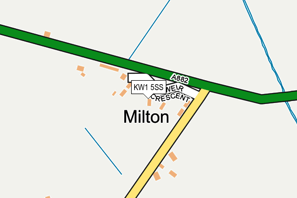 KW1 5SS map - OS OpenMap – Local (Ordnance Survey)