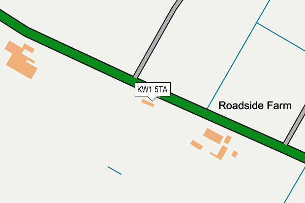 KW1 5TA map - OS OpenMap – Local (Ordnance Survey)