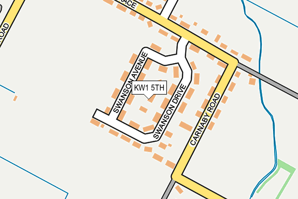 KW1 5TH map - OS OpenMap – Local (Ordnance Survey)