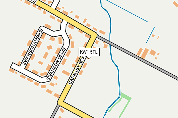 KW1 5TL map - OS OpenMap – Local (Ordnance Survey)