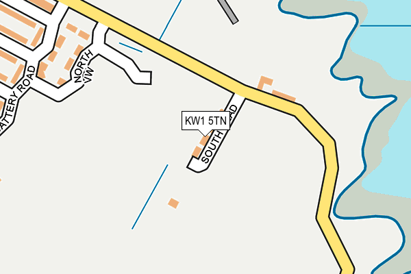 KW1 5TN map - OS OpenMap – Local (Ordnance Survey)