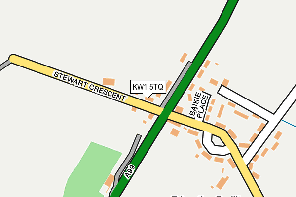 KW1 5TQ map - OS OpenMap – Local (Ordnance Survey)