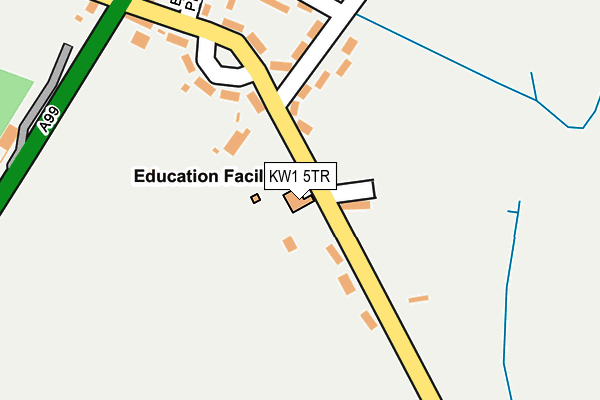 KW1 5TR map - OS OpenMap – Local (Ordnance Survey)