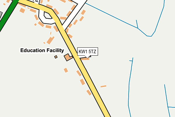 KW1 5TZ map - OS OpenMap – Local (Ordnance Survey)