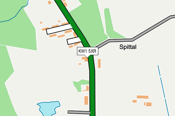 KW1 5XR map - OS OpenMap – Local (Ordnance Survey)