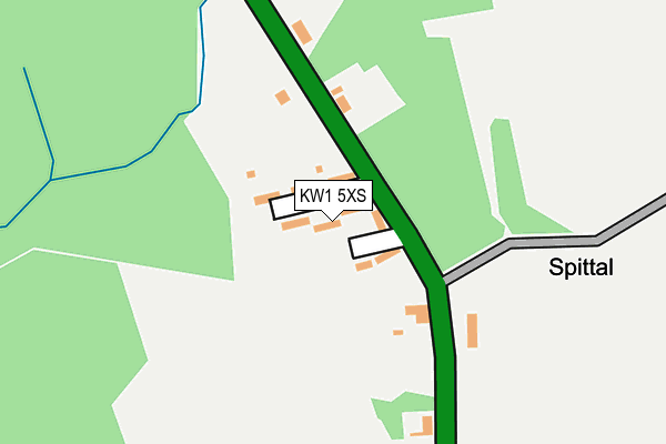 KW1 5XS map - OS OpenMap – Local (Ordnance Survey)