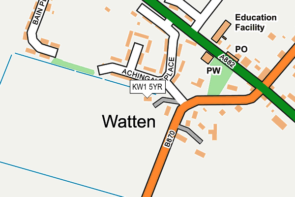 KW1 5YR map - OS OpenMap – Local (Ordnance Survey)