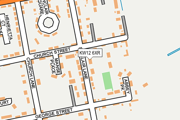 KW12 6XR map - OS OpenMap – Local (Ordnance Survey)