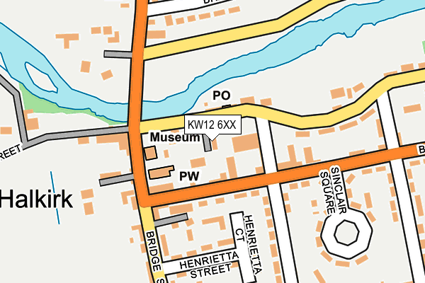 KW12 6XX map - OS OpenMap – Local (Ordnance Survey)