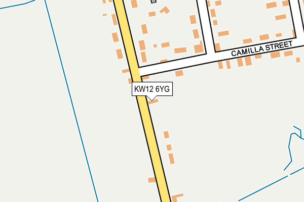KW12 6YG map - OS OpenMap – Local (Ordnance Survey)