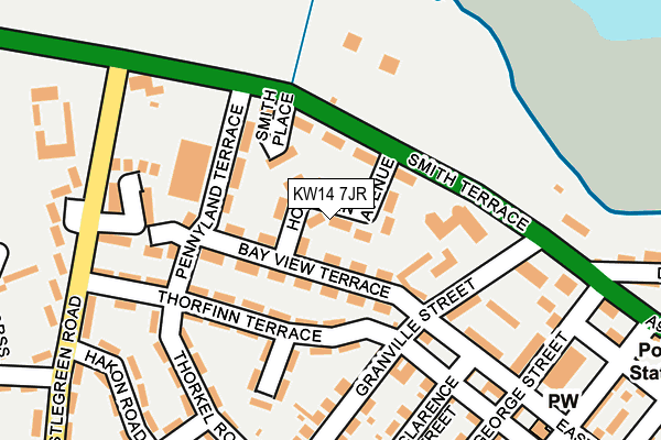 KW14 7JR map - OS OpenMap – Local (Ordnance Survey)