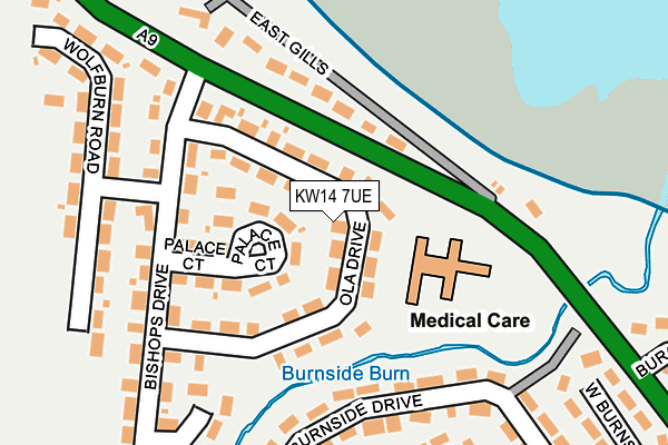 Map of GARY REID SPINAL THERAPIST LTD at local scale