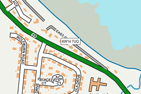 KW14 7UQ map - OS OpenMap – Local (Ordnance Survey)