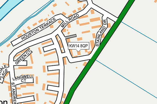 KW14 8QP map - OS OpenMap – Local (Ordnance Survey)