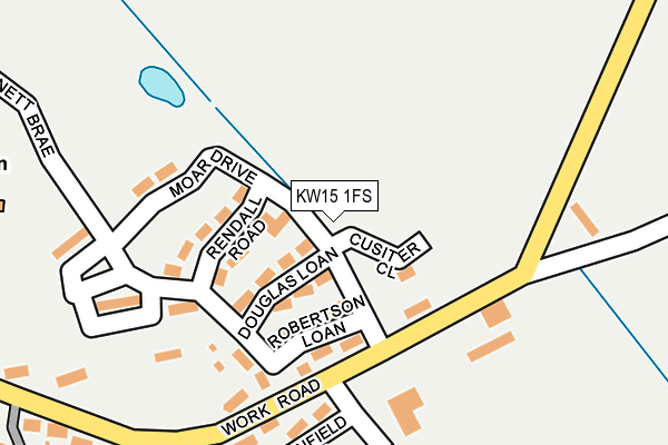 KW15 1FS map - OS OpenMap – Local (Ordnance Survey)