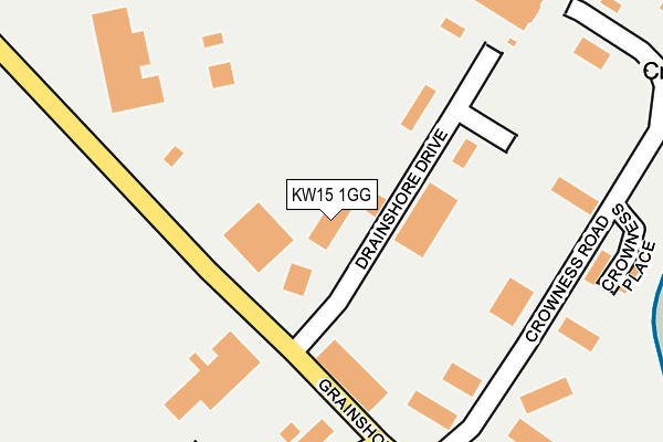 KW15 1GG map - OS OpenMap – Local (Ordnance Survey)