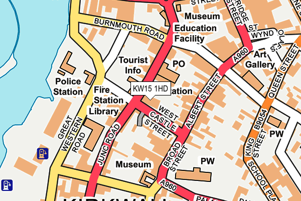 KW15 1HD map - OS OpenMap – Local (Ordnance Survey)