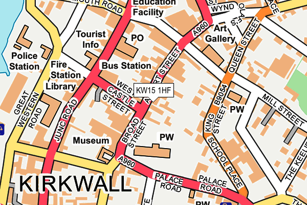 KW15 1HF map - OS OpenMap – Local (Ordnance Survey)