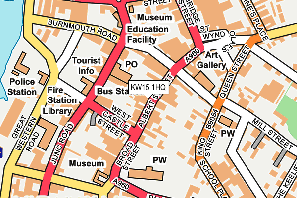 KW15 1HQ map - OS OpenMap – Local (Ordnance Survey)