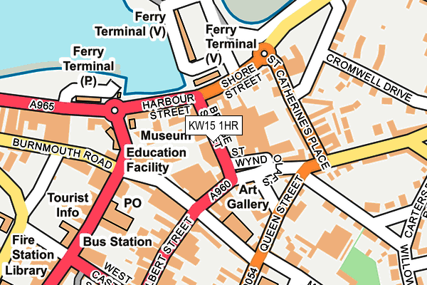 KW15 1HR map - OS OpenMap – Local (Ordnance Survey)
