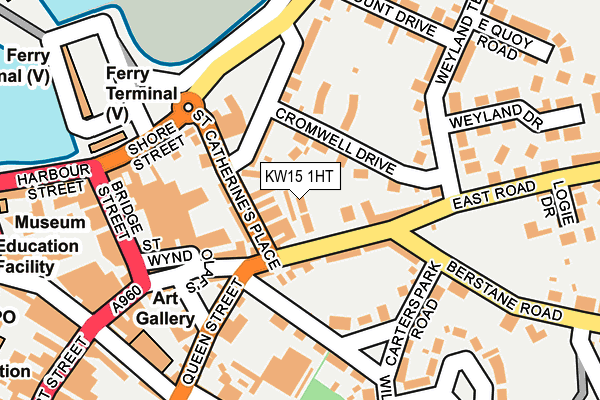 KW15 1HT map - OS OpenMap – Local (Ordnance Survey)
