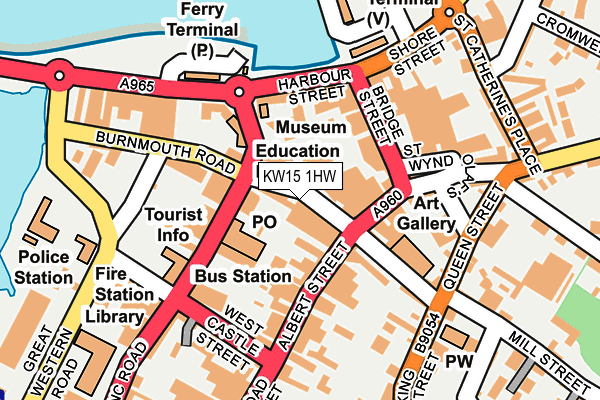 KW15 1HW map - OS OpenMap – Local (Ordnance Survey)