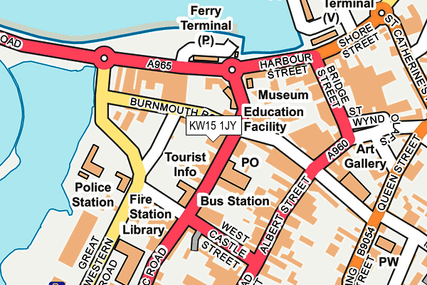 KW15 1JY map - OS OpenMap – Local (Ordnance Survey)