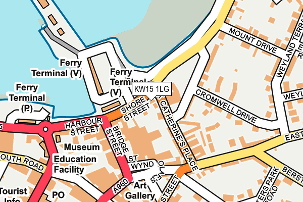 KW15 1LG map - OS OpenMap – Local (Ordnance Survey)