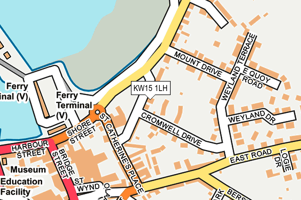 KW15 1LH map - OS OpenMap – Local (Ordnance Survey)