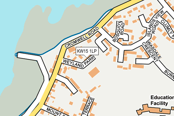 KW15 1LP map - OS OpenMap – Local (Ordnance Survey)