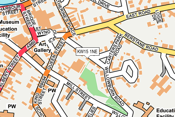 KW15 1NE map - OS OpenMap – Local (Ordnance Survey)