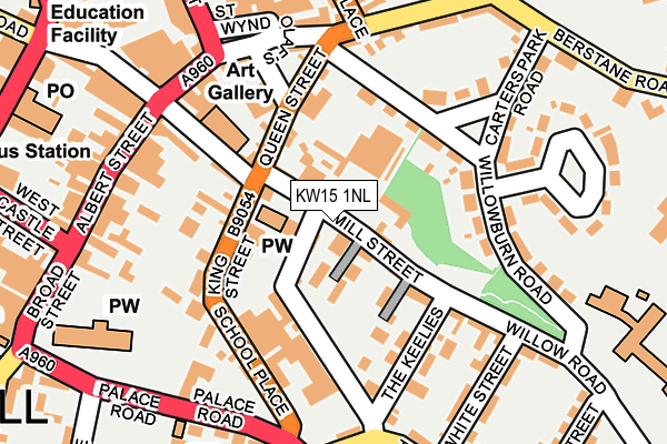 KW15 1NL map - OS OpenMap – Local (Ordnance Survey)