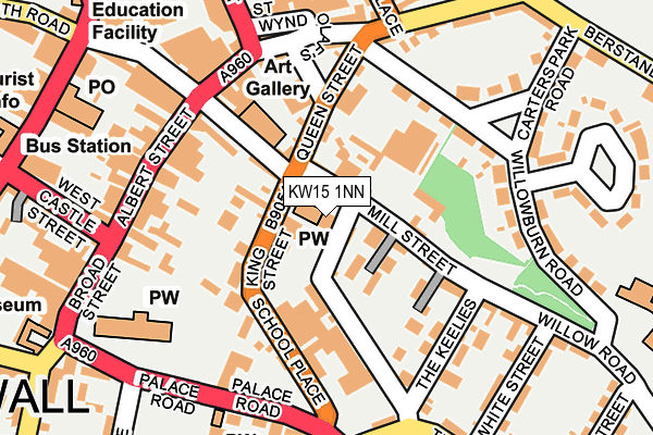 KW15 1NN map - OS OpenMap – Local (Ordnance Survey)