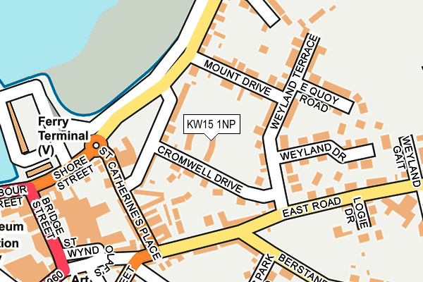 KW15 1NP map - OS OpenMap – Local (Ordnance Survey)