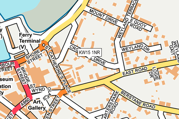 KW15 1NR map - OS OpenMap – Local (Ordnance Survey)
