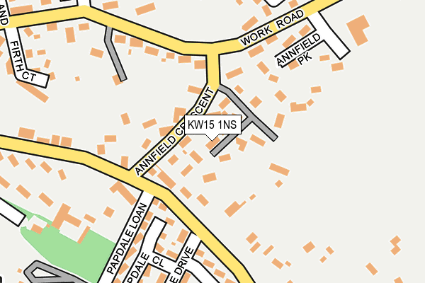 KW15 1NS map - OS OpenMap – Local (Ordnance Survey)