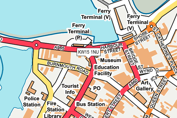 KW15 1NU map - OS OpenMap – Local (Ordnance Survey)