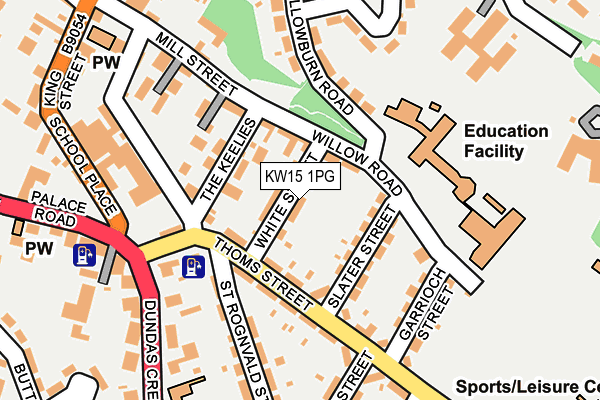 KW15 1PG map - OS OpenMap – Local (Ordnance Survey)