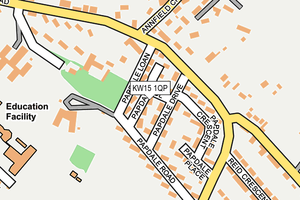 KW15 1QP map - OS OpenMap – Local (Ordnance Survey)