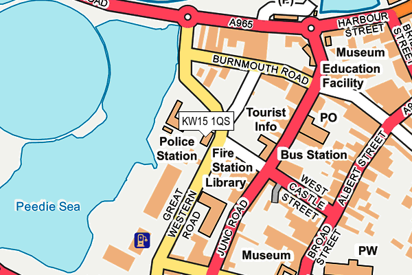 KW15 1QS map - OS OpenMap – Local (Ordnance Survey)