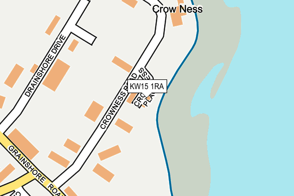 KW15 1RA map - OS OpenMap – Local (Ordnance Survey)