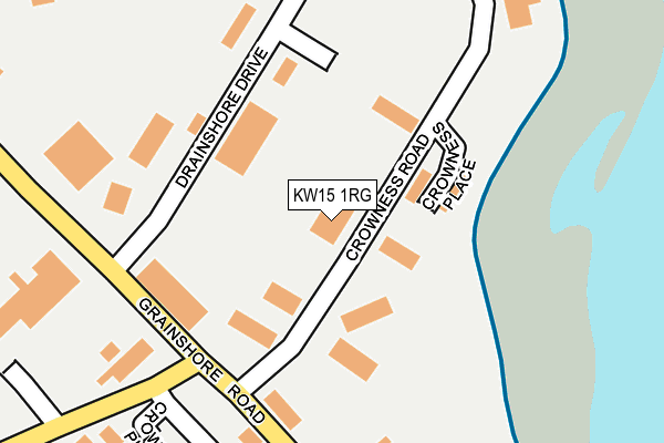 KW15 1RG map - OS OpenMap – Local (Ordnance Survey)