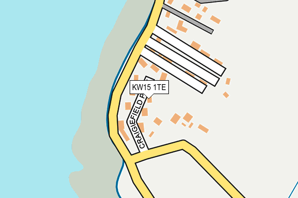 KW15 1TE map - OS OpenMap – Local (Ordnance Survey)