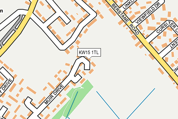 KW15 1TL map - OS OpenMap – Local (Ordnance Survey)