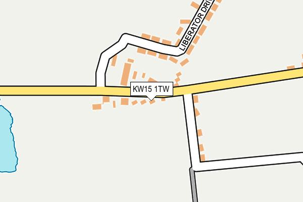 KW15 1TW map - OS OpenMap – Local (Ordnance Survey)